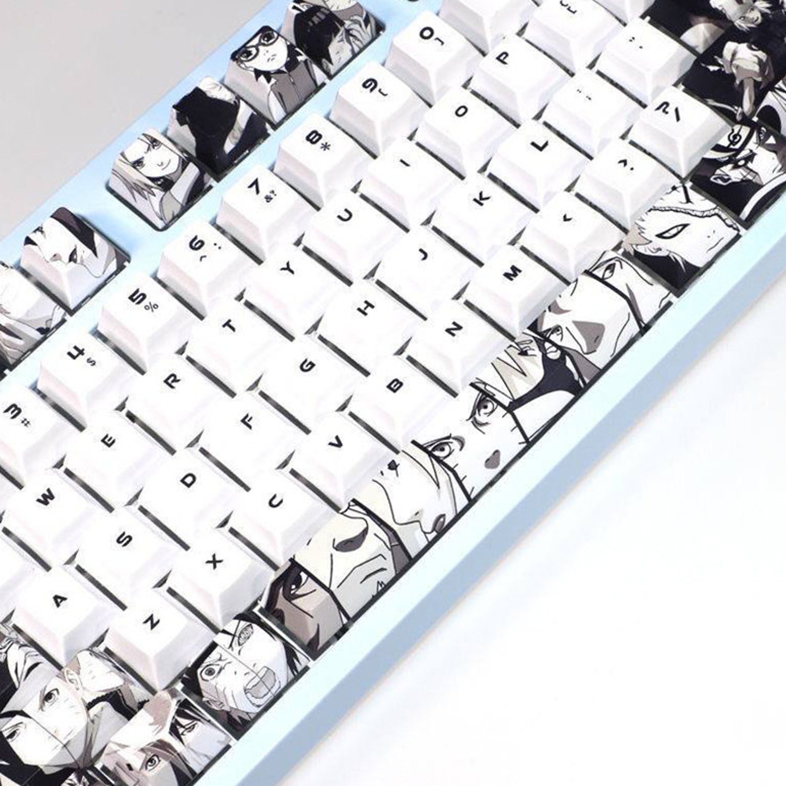 Naruto Keycap Anime Keycap Naruto Keycap Set Keycap Etsy New Zealand