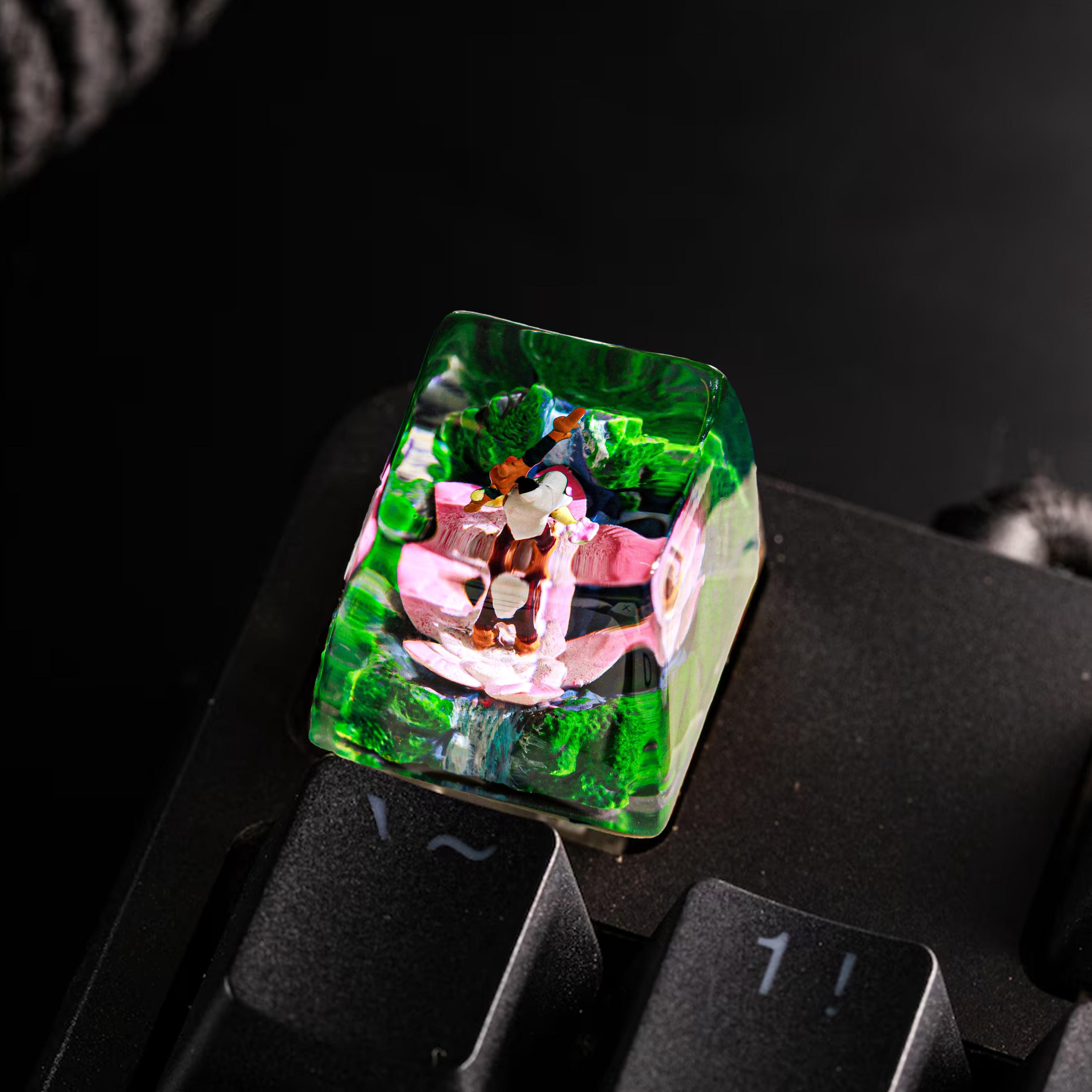 Jhin Keycap - Handmade ESC Key for Mechanical Keyboards, League of ...