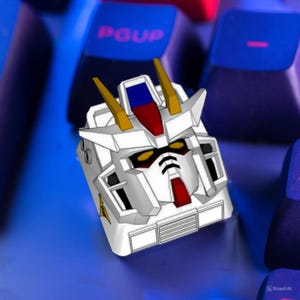 Gundam Head Artisan Keycap, Artisan Keycap, Profile SA Mechanical Keycaps, Cherry MX Keycaps