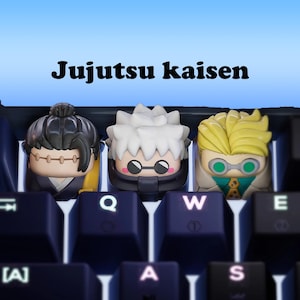 Anime Tastenkappen, Handwerker Tastenkappen, Benutzerdefinierte Handgemachte Handwerker Tastenkappen für Mechanische Tastatur, Cherry MX, Geschenk für Ihn
