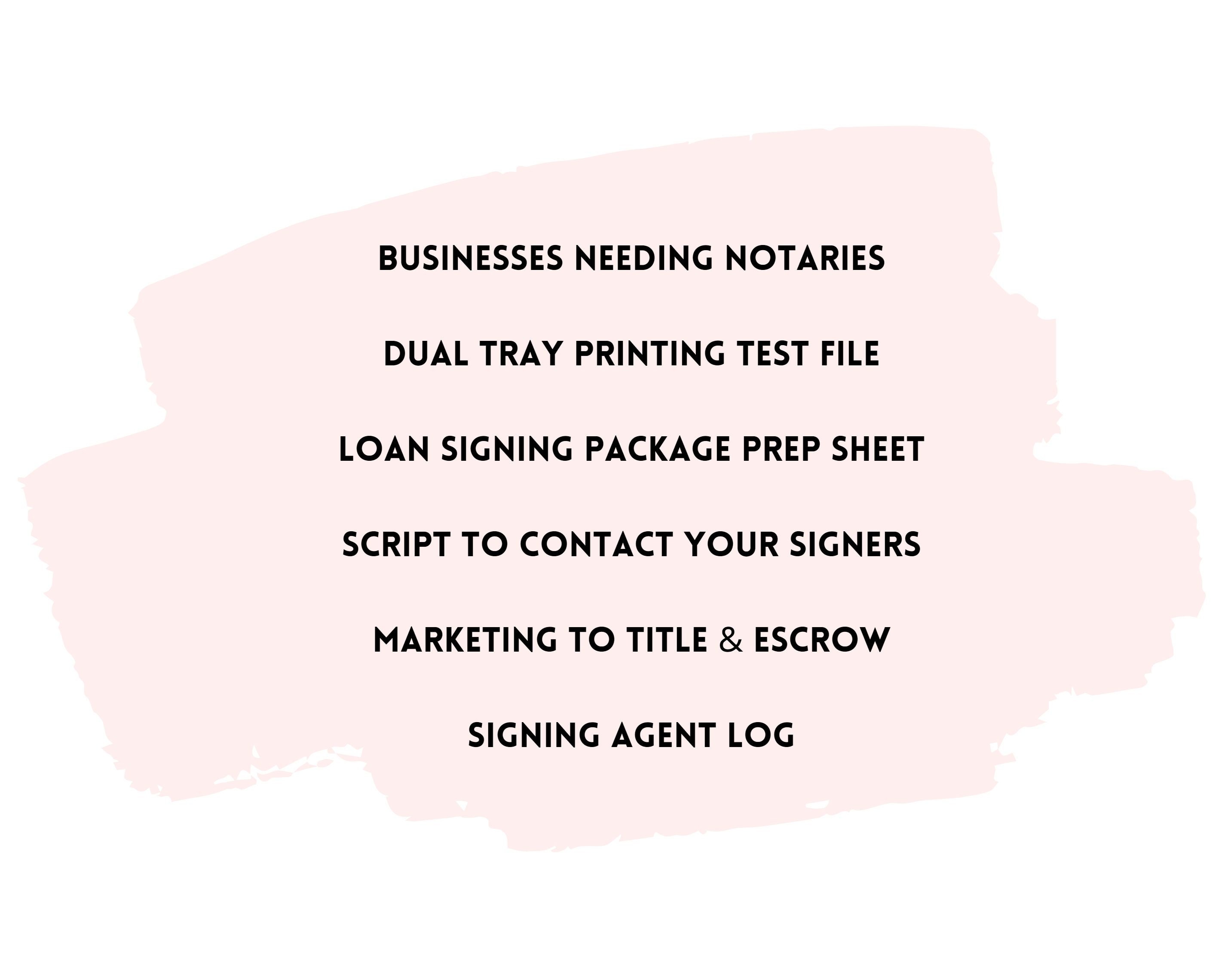 New Notary Loan Signing Agent Starter Kit Bundle Includes Job Etsy