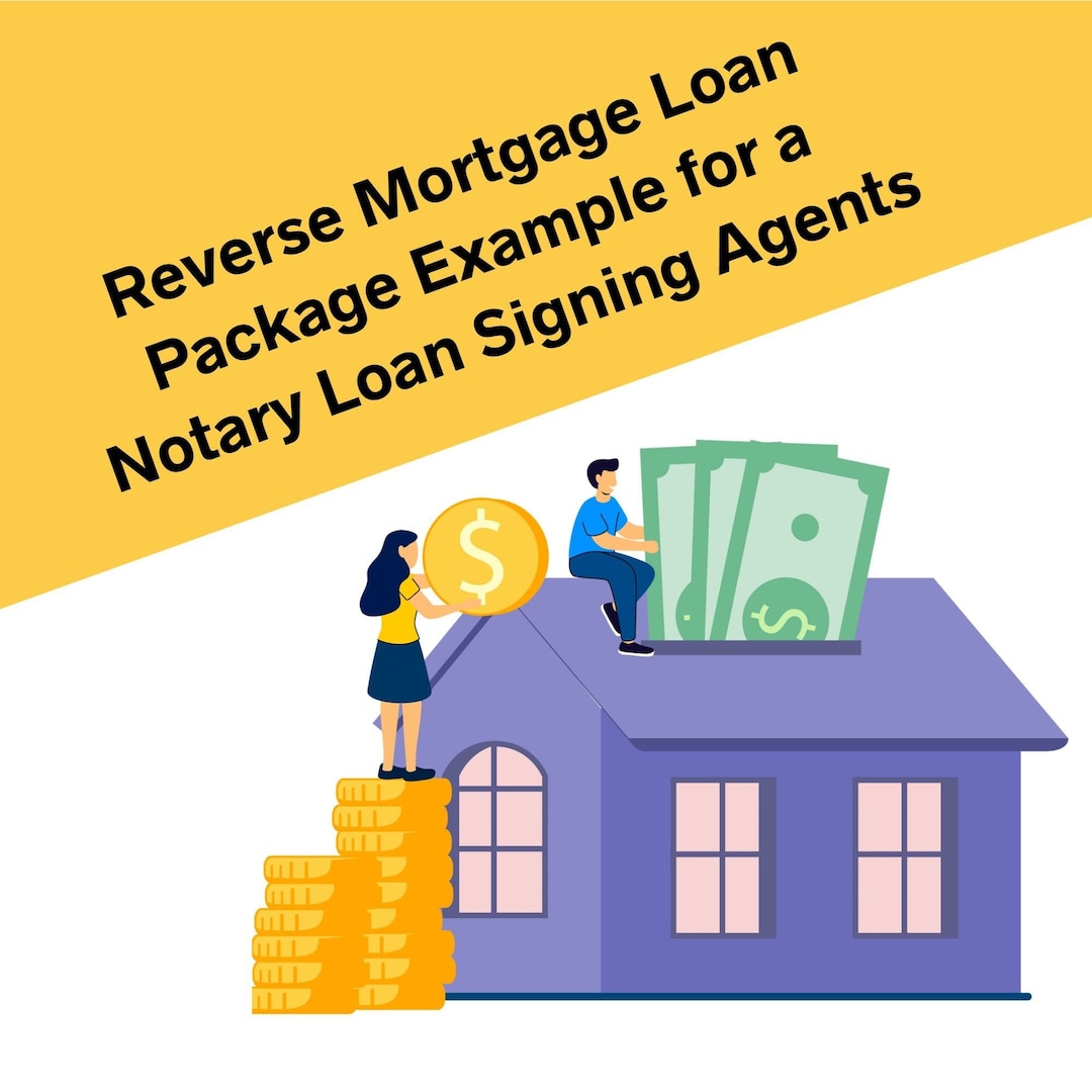 Reverse Mortgage Loan Package Example for a Mobile Notary Loan Signing