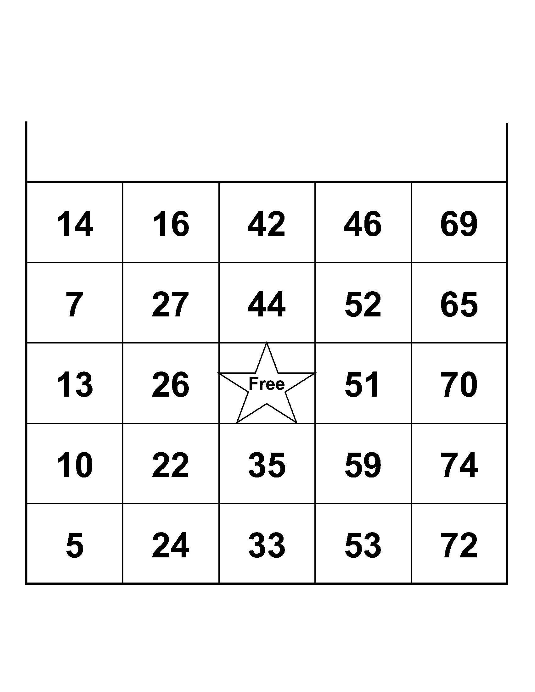 100 Unique Bingo Cards Editable Customizable Template Use in Adobe PDF ...