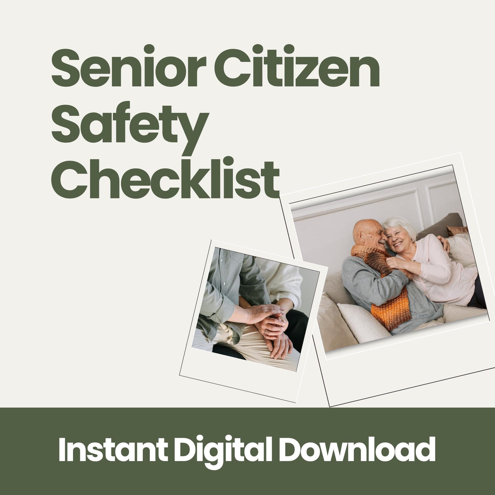 Senior Safety Checklist Printable PDF | Home Safety for Elderly | Fall ...