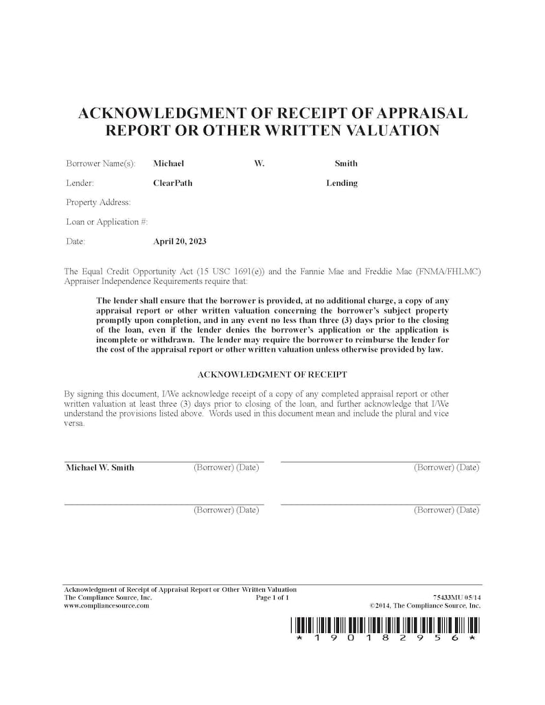 Notary Loan Signing Agent 5 Sample Loan Packages Refinance VA Loan