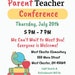 Image 8 for Parent Teacher Conference Flyer Template