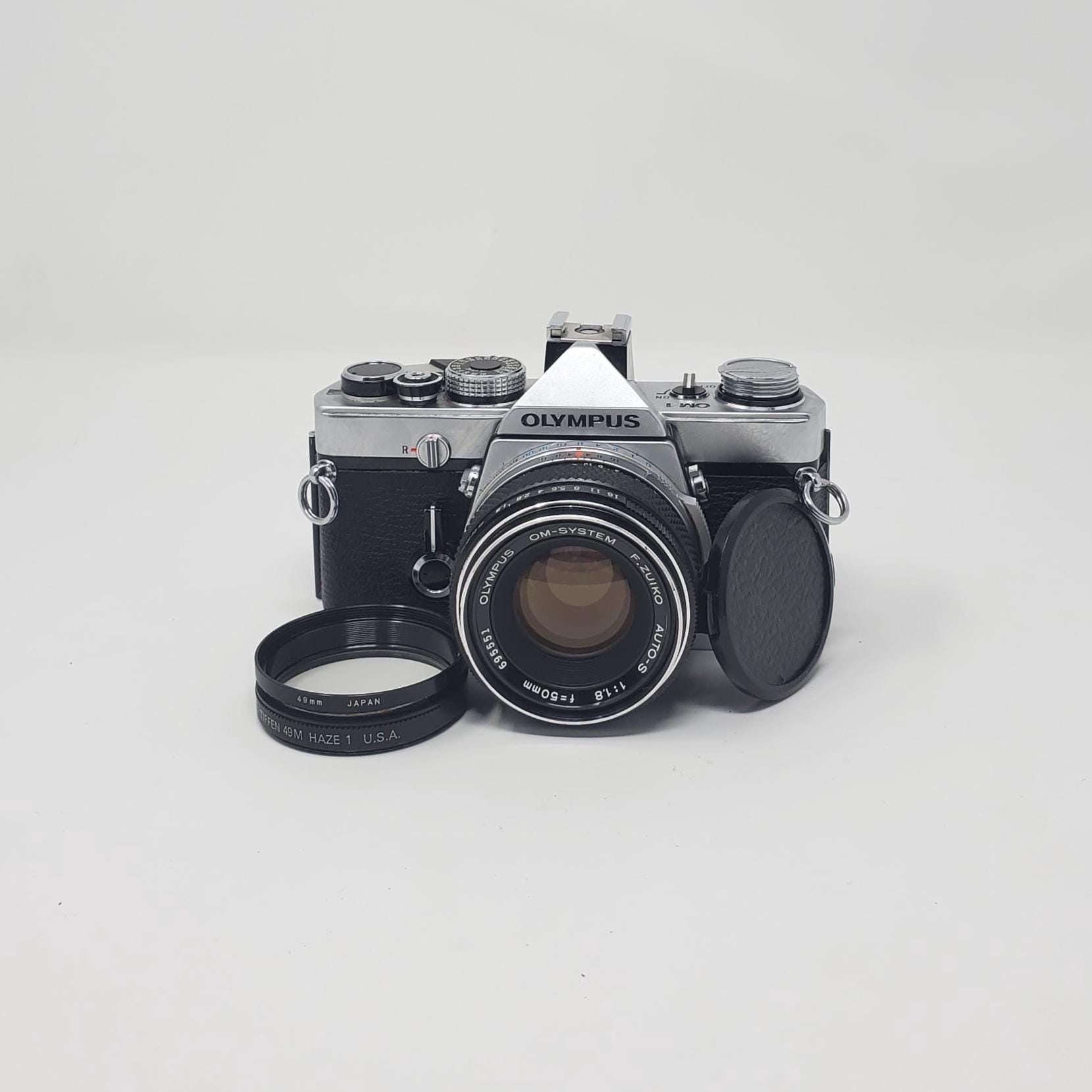 Vintage Olympus OM-1 SLR Film Camera | Zuiko 50mm F/1.8 Lens