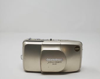 Film Camera Olympus Mju µ[mju] II Zoom 110 With Strap and Remote