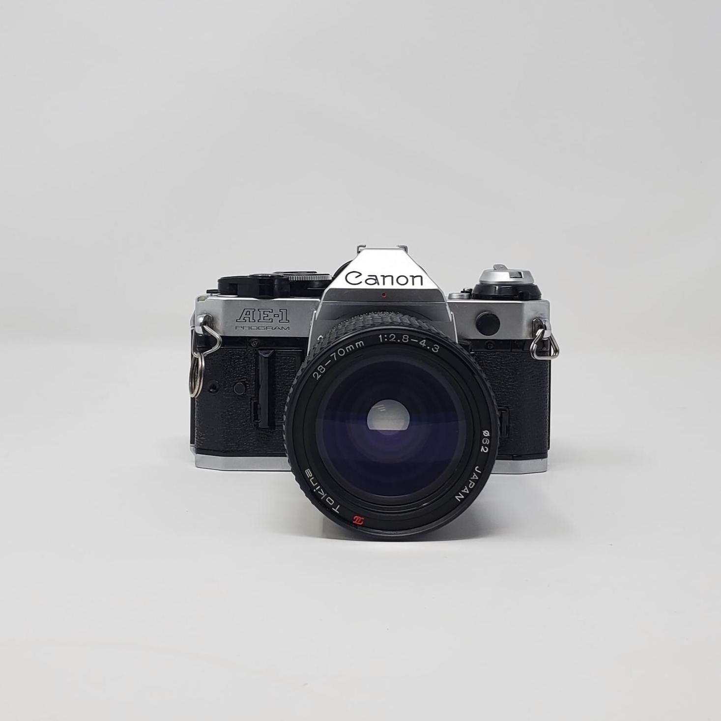 Tokina Canon AE-1 Camera 28-70mm Program Film RMC + 0 & SLR