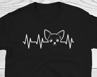 Chihuahua Heartbeat T-Shirt, Chihuahua Shirt, Chihuahua T Shirt, Funny Chihuahua Shirt, Chihuahua Gift, Chihuahua T-Shirt, Chihuahua Lover