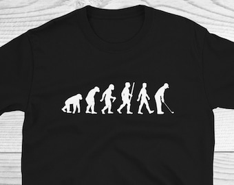 Golfing Shirt, Golfer Gift, Evolution of a Golfer, Golf Shirt, Golfing Gift, Golfer Shirt, Love Golfing, Dad Shirt, Funny Golf Lover Shirt