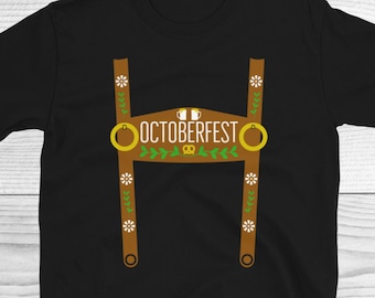 Lederhosen Shirt, Oktoberfest Shirt, Oktoberfest Costume, German shirt, Beer Shirt, Funny Oktoberfest Shirt, Halloween Funny Costume Shirt