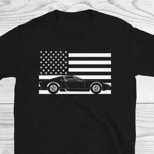 American Flag Patriotic Car Shirt, Auto Mechaniker Shirt, Auto Guy Shirt, Auto Liebhaber Geschenke, American Petrolhead Shirt, Auto Liebhaber Shirt, Autos