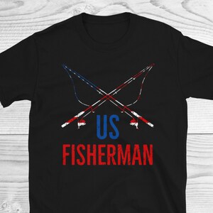 4. Juli Shirt, amerikanische Flagge Angeln Shirt, Fischer Shirt, Angeln Shirt, patriotische Shirt, Unabhängigkeit Tag Shirt, USA Angeln Shirt
