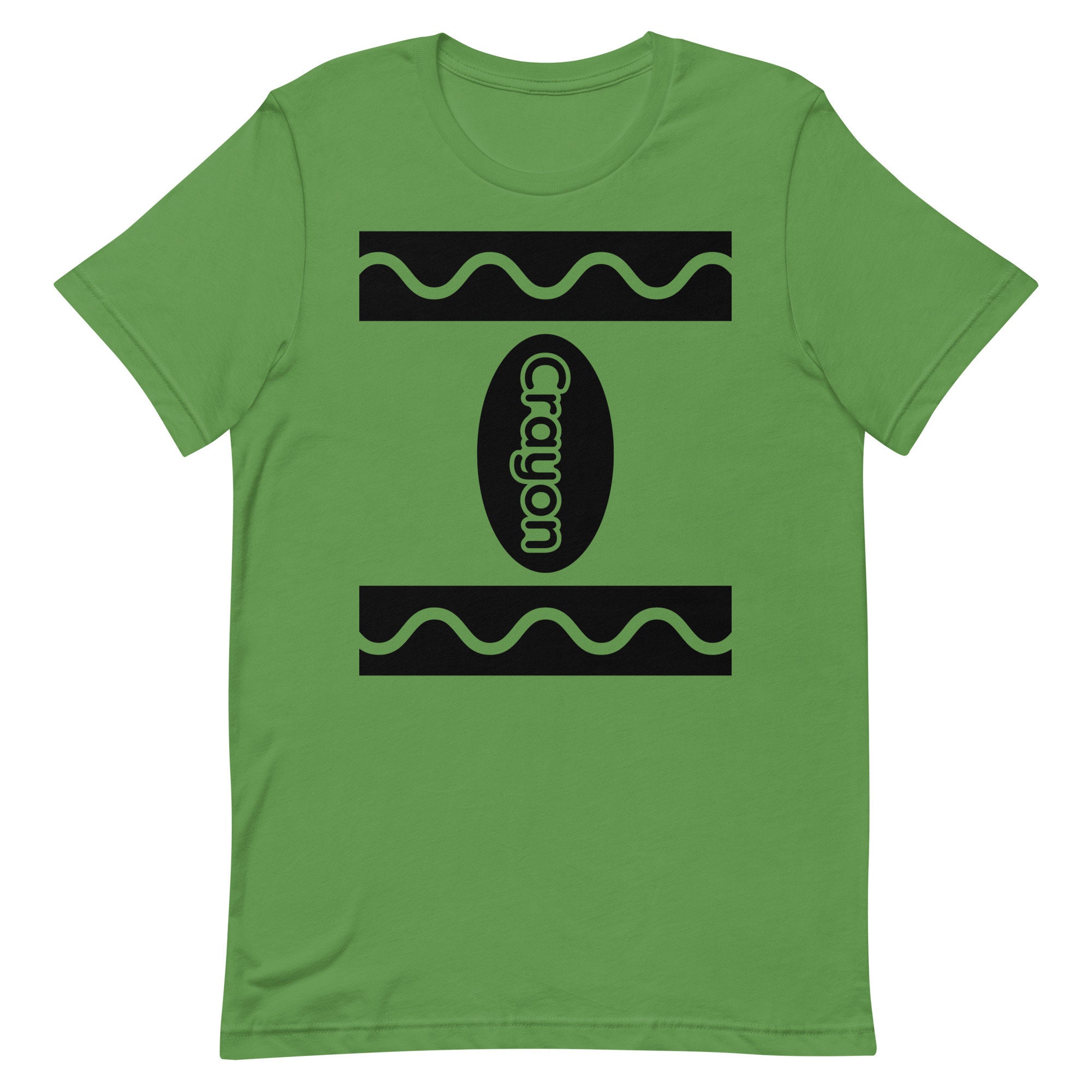 Green Crayon Funny Halloween Group Costume Gift T-Shirt
