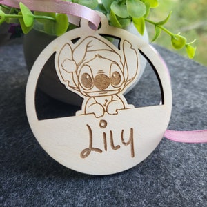 Lilo and Stich Christmas decor, Personalized Lilo and Stich, Lilo and Stich Nursery, Tree decor, Wall decor, Home decor, Kids bedroom