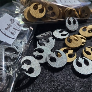Confetti, Inspired by Star Wars, Table decoration, Wedding favor, Star Wars party, Modern Wedding, Eco