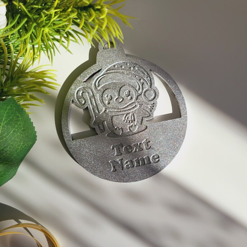 Personalized Christmas Decor, Little Penguin, Custom Tree Decoration