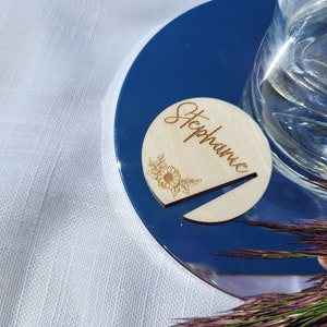Breloques en verre personnalisées, décoration de table de mariage, décoration de table de fête, noms d'invités, cadeau d'enterrement de vie de jeune fille, cadeau de mariage, marqueurs de boisson, verre à vin