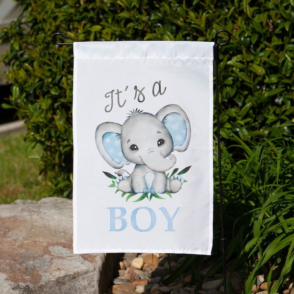 It's a Boy Baby Announcement Flag, Baby Shower Flag, Garden Flag, Baby Boy Announcement, Baby Shower Decoration