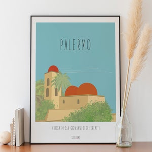 Poster Palermo Siciliaans 100% gemaakt in Sicilië