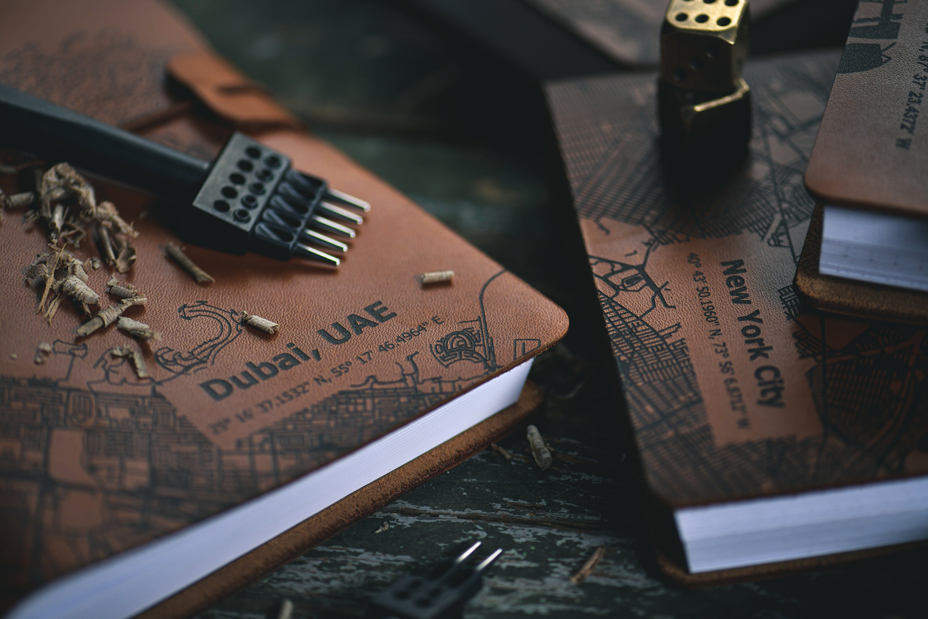 NEW YORK Refillable Journal Leather Notebook Case Bullet Etsy