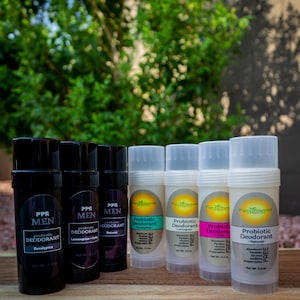 Deodorante stick probiotico Sensitive, deodorante naturale, fatto a mano, senza alluminio e parabeni, profumazioni maschili e femminili