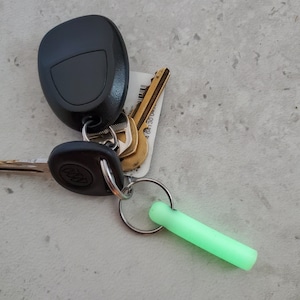 Glow Stick Key Chain- Charges by light
