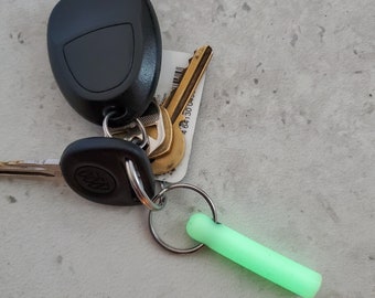 Glow Stick Key Chain- Charges by light
