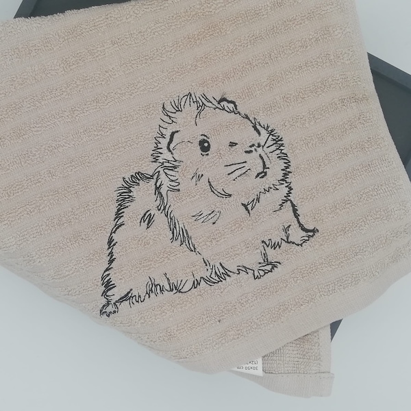Embroidery file guinea pig scribble 13x18 (5x7")