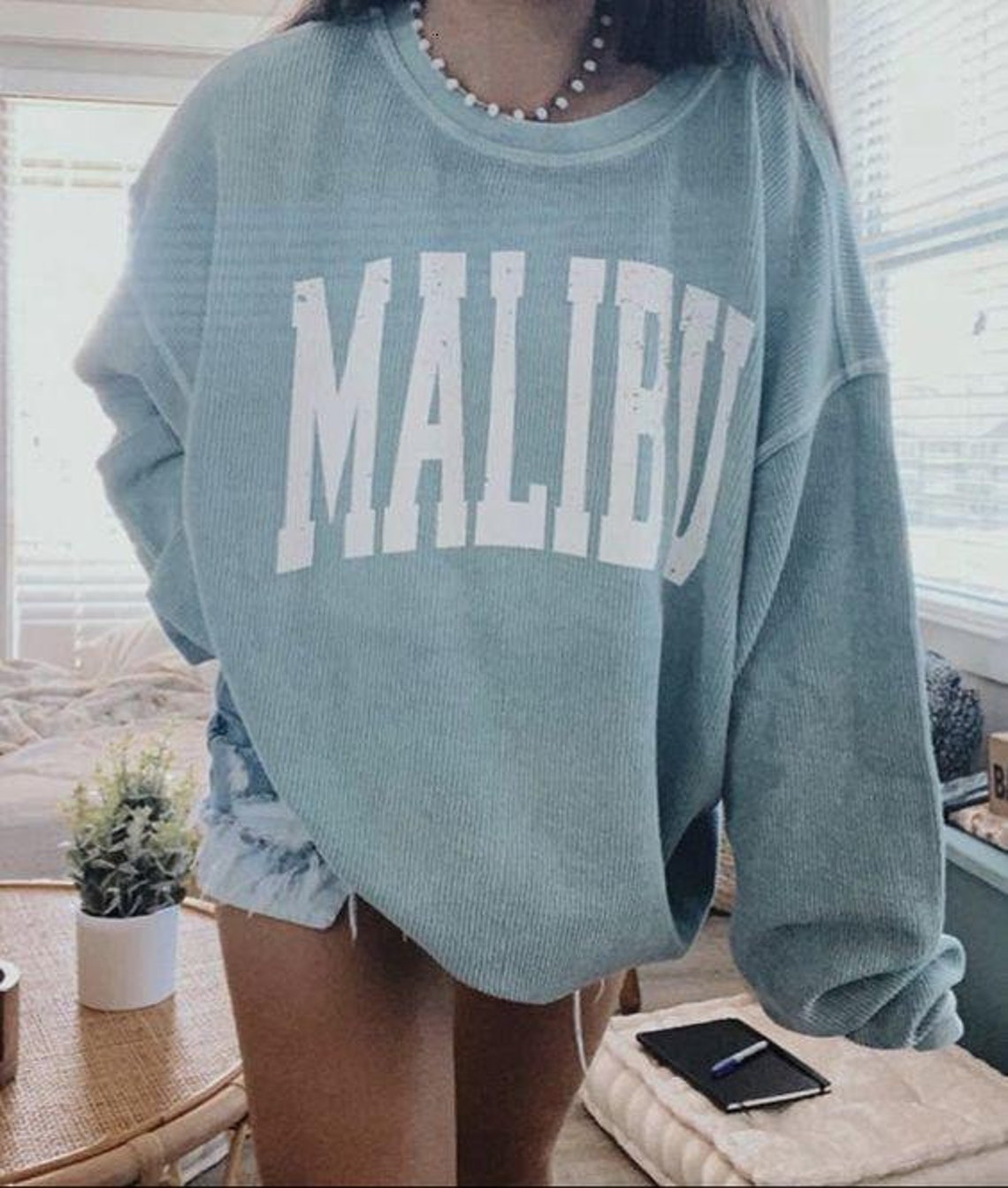 Malibu California Sweatshirt Malibu Crewneck College | Etsy