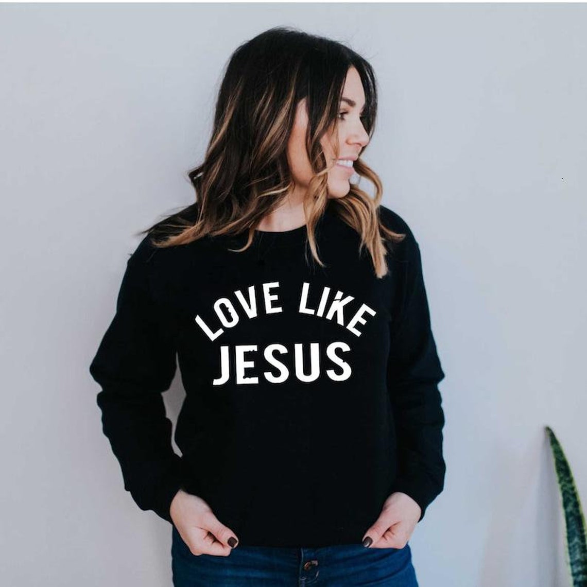 Love Like Jesus Women's Fleece Sweatshirt Christian | Etsy