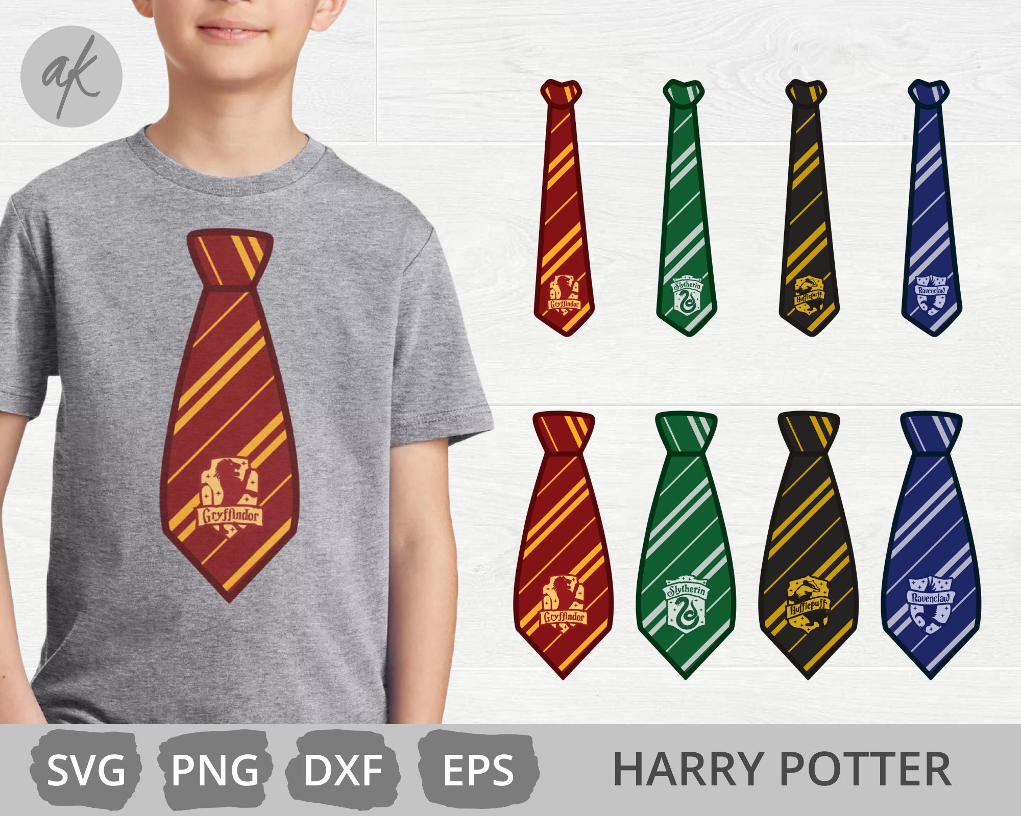 Krawatte Hogwarts Svg Harry Potter Svg Svg-Datei für Cricut | Etsy