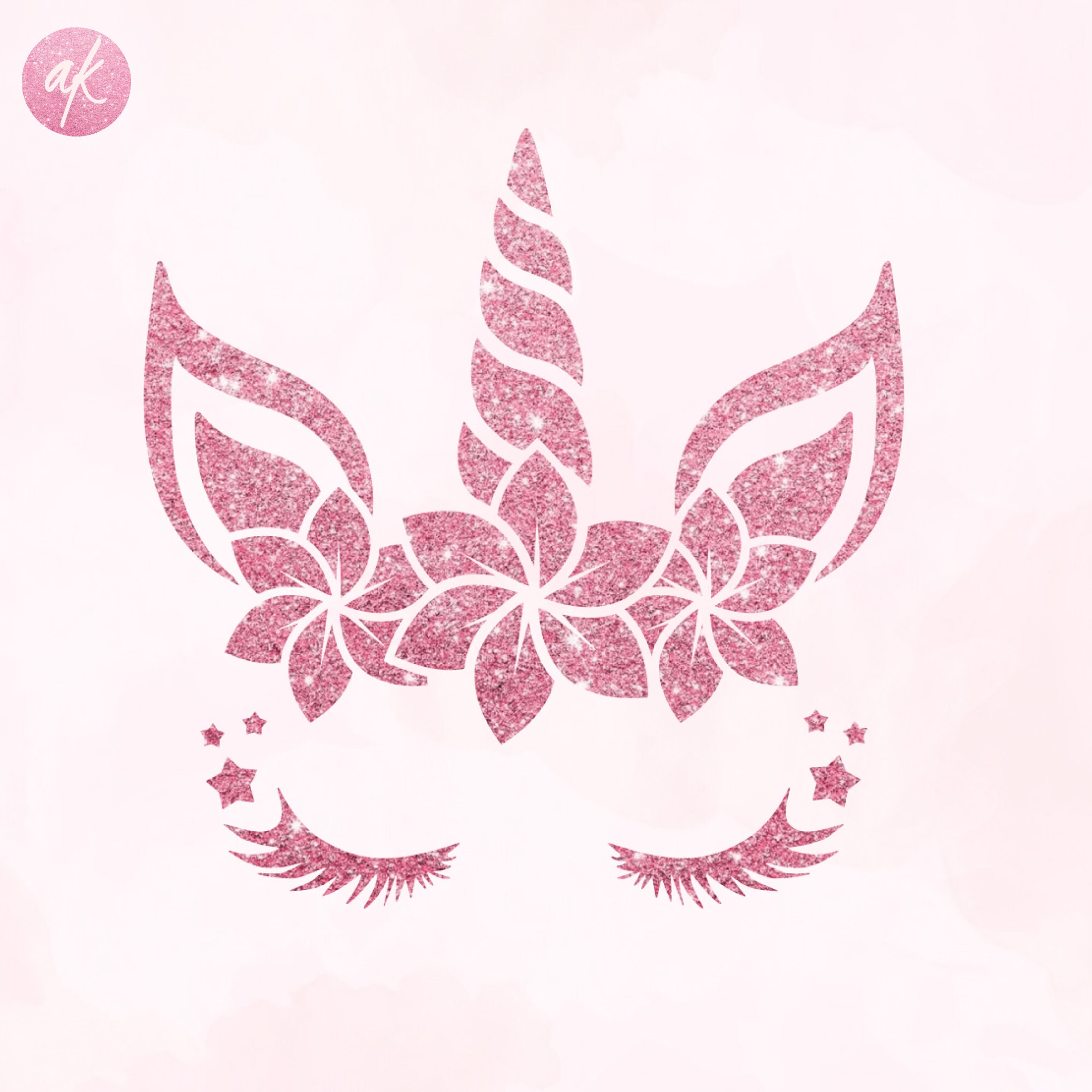 Einhorn Gesicht Svg Einhorn Kopf Svg Einhorn Berthday Svg | Etsy