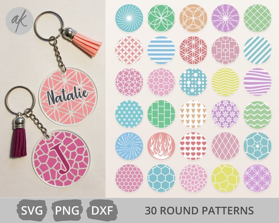 Download Round Pattern Svg Keychain Svg Circle Pattern Svg Keychain ...