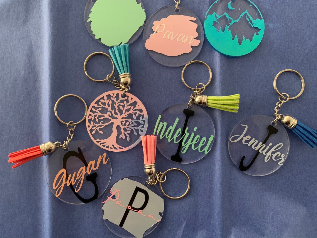 Personalized Keychains Etsy