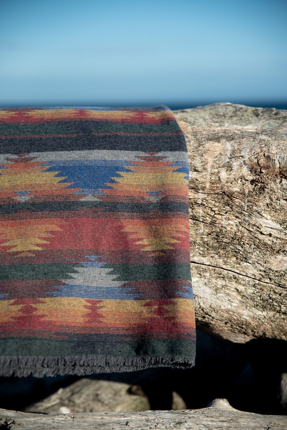 Western throw blanket hot sale