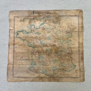 Antique Map of France (Departements)