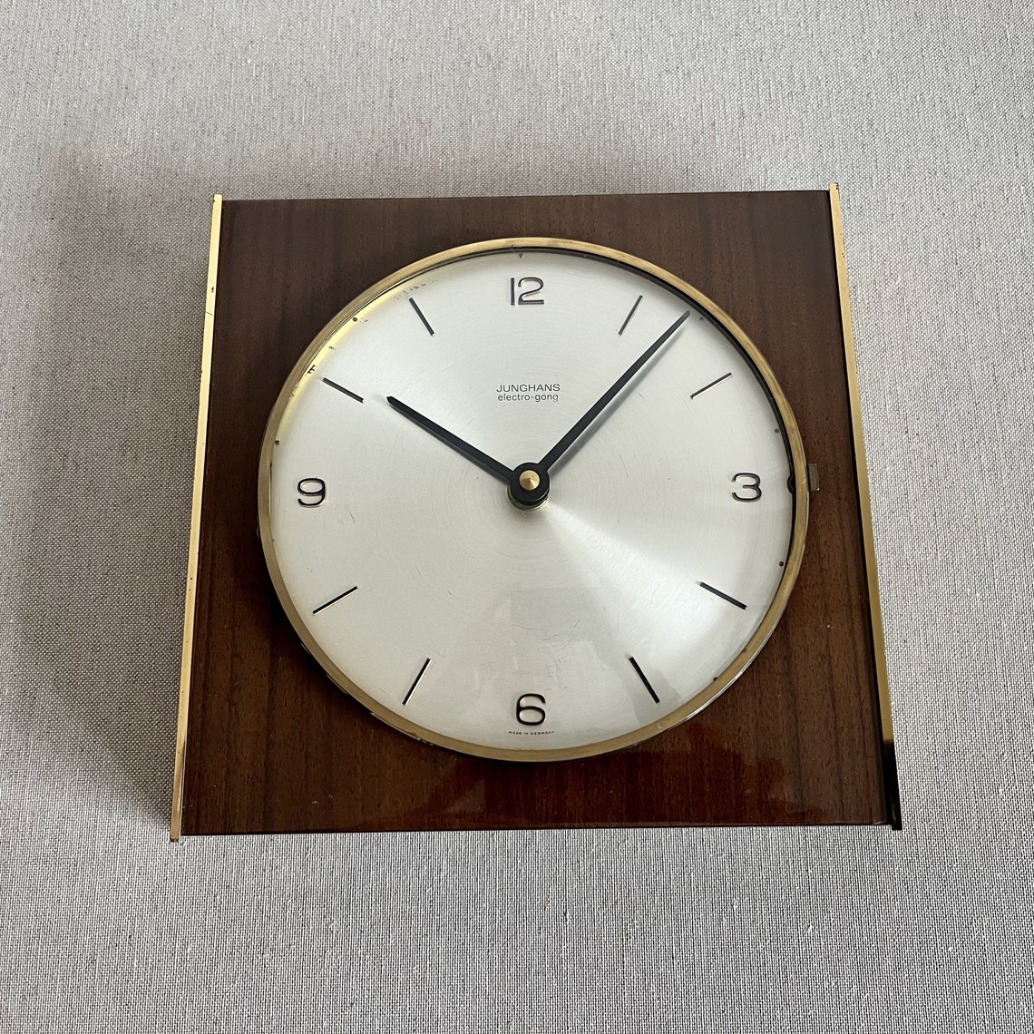 Vintage JUNGHANS Electro Gong Wall Clock Kitchen Wall Clock Etsy UK