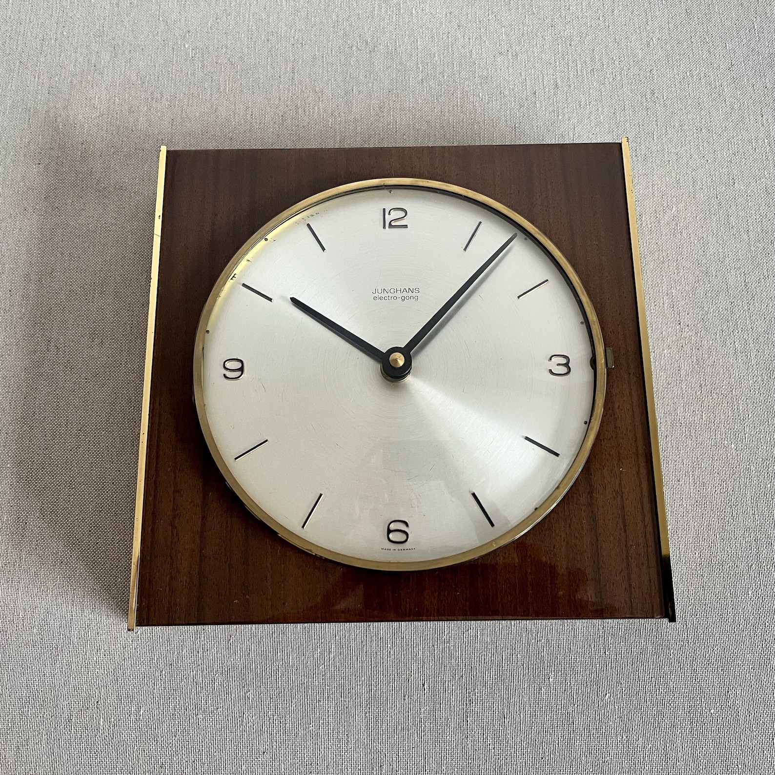 Vintage JUNGHANS Electro Gong Wall Clock Kitchen Wall Clock 60s Etsy