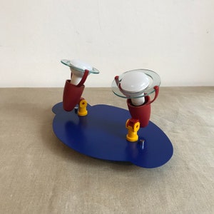 Ceiling lamp with 2 spots | Memphis Milano style | Mid Century design