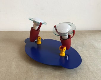 Ceiling lamp with 2 spots | Memphis Milano style | Mid Century design