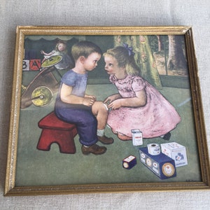 Vintage First Aid Kit advertisements from Johnson & Johnson of the 1940s