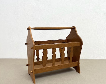 Newspaper Stand Magazines Holder Rack Vintage Germany 80s