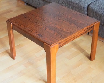 Vintage Wood Side Table Stool With Newspaper Stand Small Table Stand  Vintage Sofa Table 