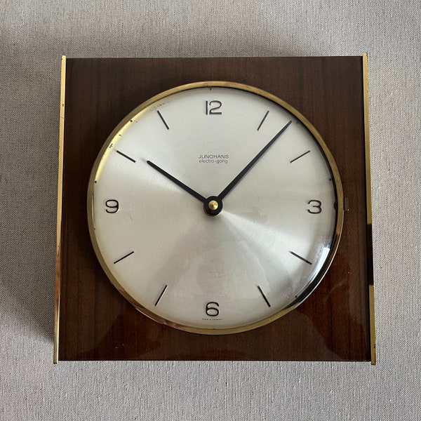 Vintage JUNGHANS Electro - Gong Wall Clock Kitchen Wall Clock 60s