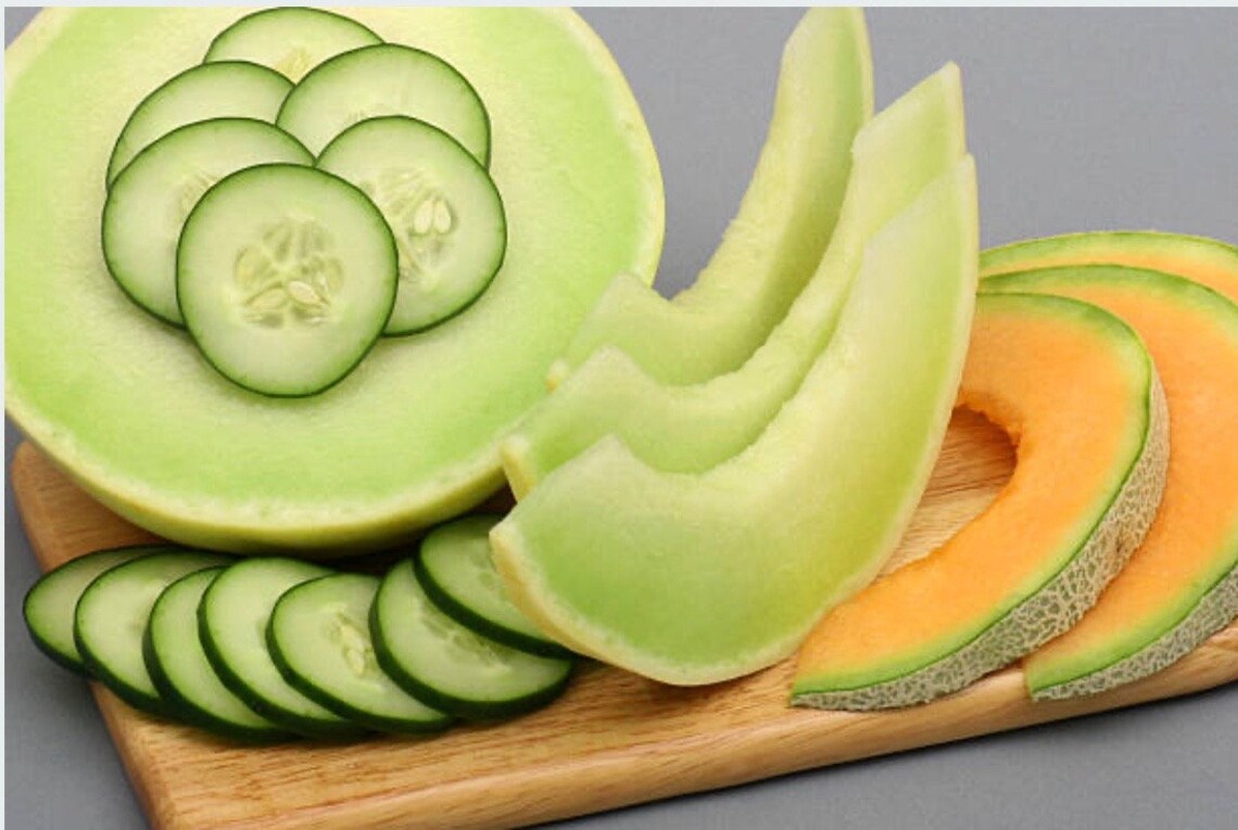Cucumber Melon Cool Crisp Cucumber and Sweet Honeydew Melon Etsy