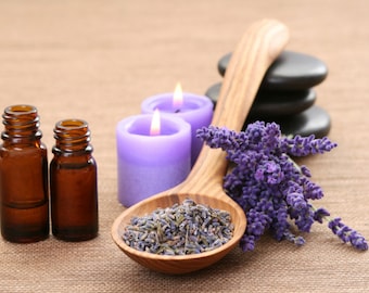 Amber and Lavender Candle ~ Egyptian Amber and Elegant French Lavender Create the Heart of this Rich and Comforting Scent