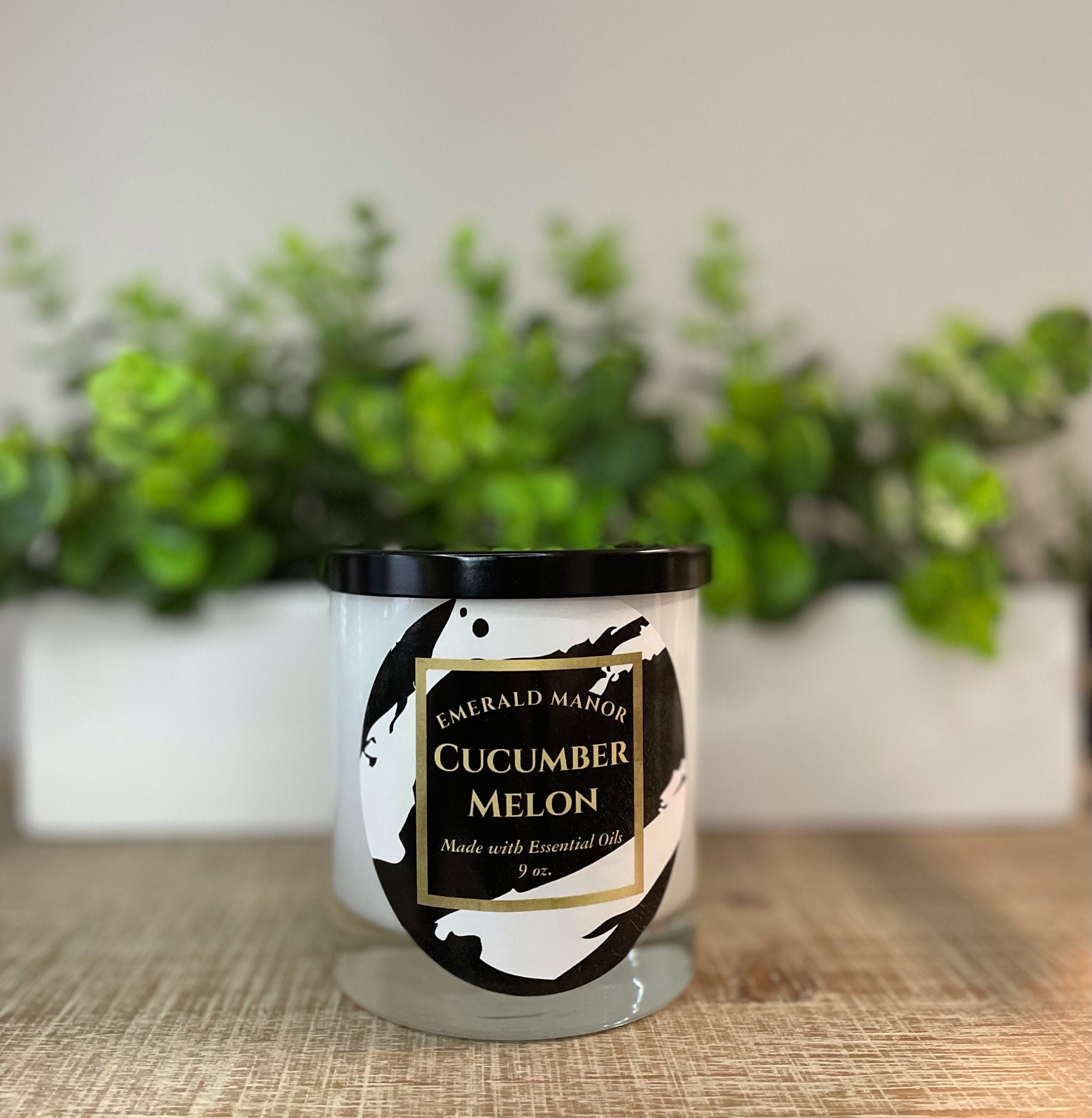 Cucumber Melon Candle A Soft Scent of Cool, Crisp Cucumber and Sweet