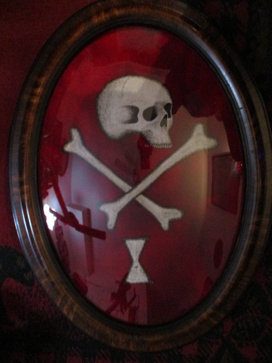 Deep Red Replica Pirate Flag - Etsy